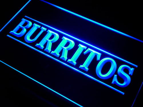 Burritos Neon Light Sign